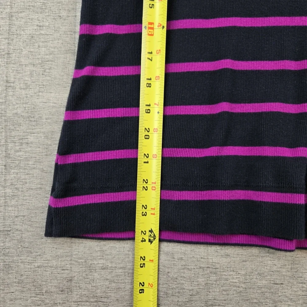 Lauren Ralph Lauren Women's Ribbed Long Sleeve Shirt wih Zipper Details XL - Picture 7 of 9